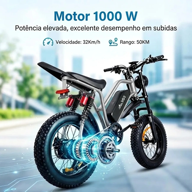 04 Bicicleta Eletrica Scooter Hdj 1000w 48v Litio 50km A05 Bike 650x650 1