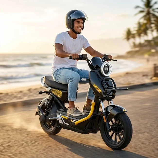 Bicicleta Eletrica Hdj 1000w 60v 25 32kmh 50km 25° Zt137
