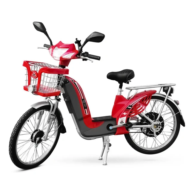 Bike Eletrica Bike Pop Bateria De Litio 48v12ah 500w Cor Vermelho